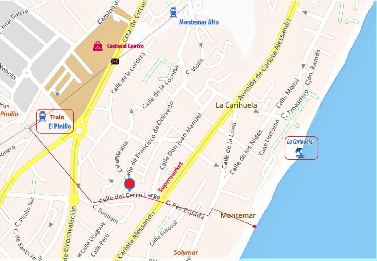 Shiny Studio With Pool & Carihuela Beach At 500M Torremolinos Exterior foto